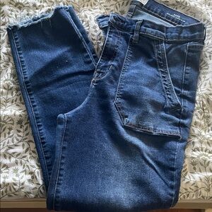 Nicole Miller High Rise Jeans - Dark Blue